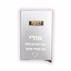 ארנקון כרטיסים פטנט מטאלי