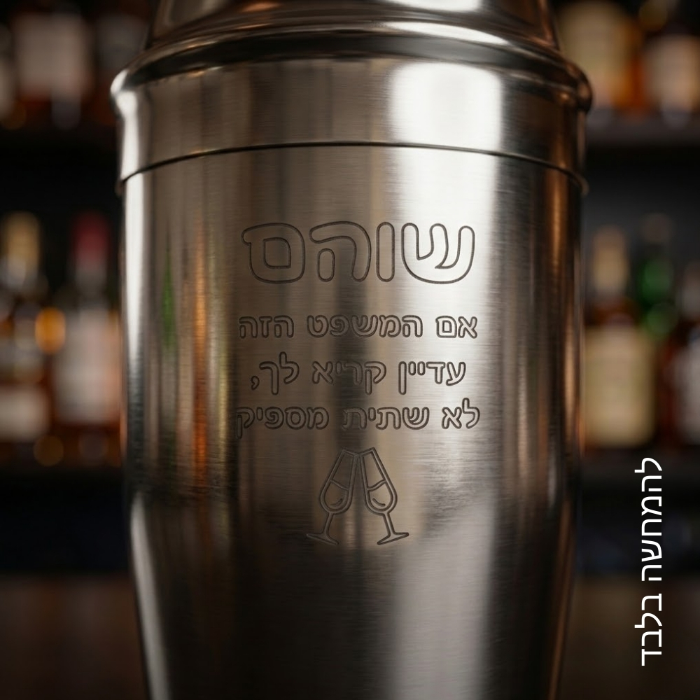 ערכת ברמן יוקרתית ומפנקת 8 חלקים איכותיים עם חריטה אישית