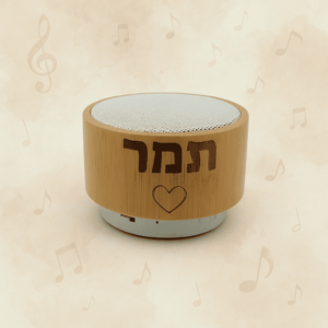 רמקול בלוטוס עם אפשרות לשיחות + כיתוב אישי